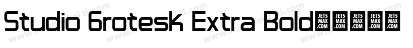Studio Grotesk Extra Bold字体转换
